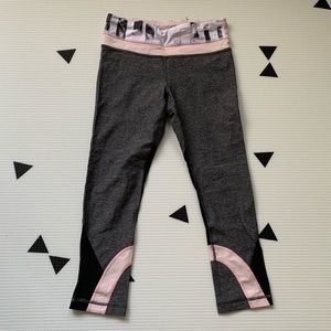 Lululemon Capri Grey Pink